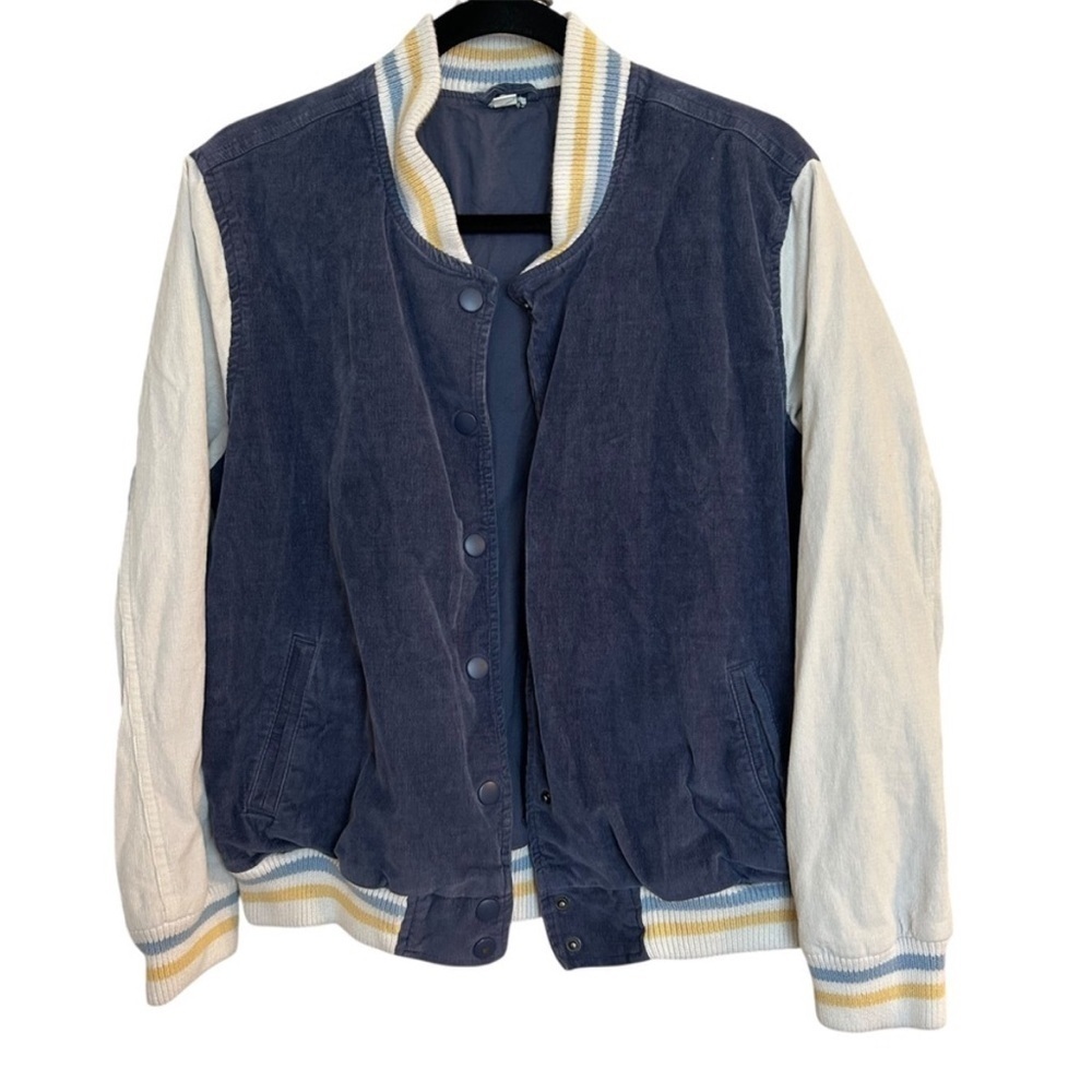Aerie Corduroy Varsity Bomber Jacket